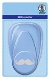 Ursus 19450087 - motiefperforator met hendel, maxi, snor, ca. 50,8 mm, blauw