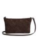 Markberg CelinMBG donkerbruin suede crossbody tas