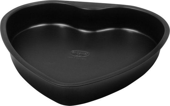 Dr. Oetker Hartvormige bakvorm - 24 cm - Zwart