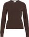 Vila Trui Vikerry O-neck Cable L/s Knit Top 14115306 Coffee Bean Dames Maat - XL