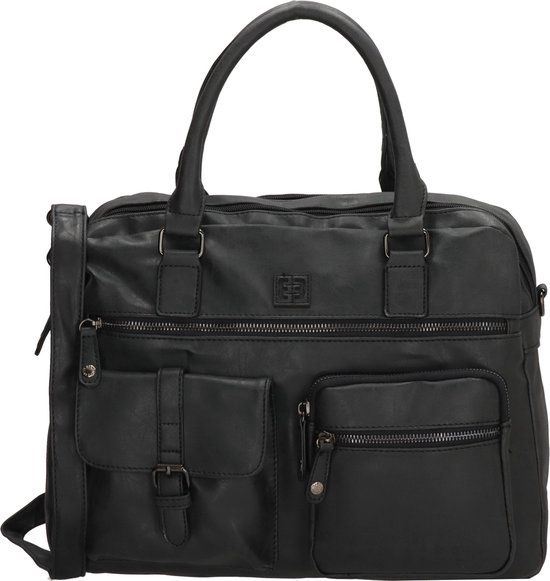 Enrico Benetti Ardèche 66585 Handtas Zwart | 15 inch laptopvak | Dames