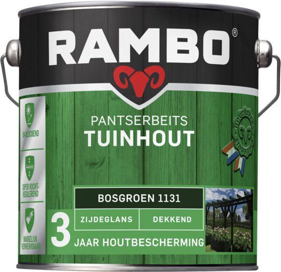 Rambo Pantserbeits Tuinhout Zijdeglans Dekkend - 8716242827535