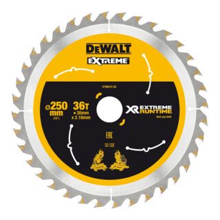 DEWALT Cirkelzaagblad Stationair 250/30 mm 36WZ/FZ DT99572-QZ