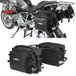 Holland Connections Sacoche de selle de moto Sacoches latérales de moto - 2 pièces - 25L par pièce - Étanche - Universel - Amovible - 2 Sacs de 34x15x31,5cm - Noir