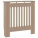 VidaXL Radiatorafdekking sonoma eiken 78 x 19 x 81,5cm bois travaillé