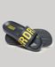 Superdry Logo En Relief Véganes Code Core Claquettes De Piscine, Marine & Jaune, Pointure: L