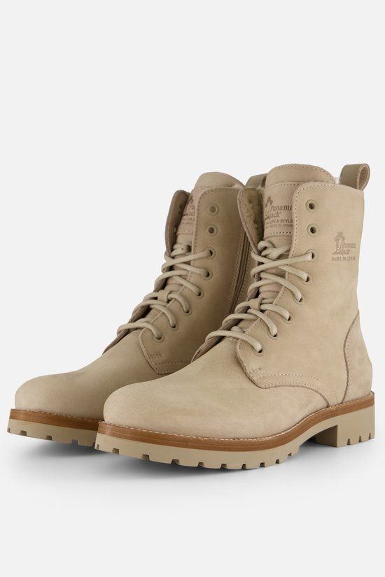 Panama Jack Frisia B12 Veterboots Dames Beige Maat 36