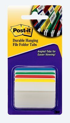 Post-it 686A1 Indextabs - geel, groen, rood - 50,8mm