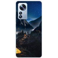 Xiaomi Bedrukt siliconen hoesje compatibel met Xiaomi Mi 12 Pro Seul en montagne