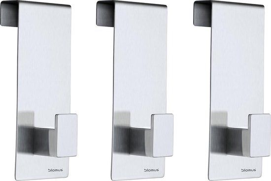 Blomus Menoto Deurhaken Set 3 - RVS Mat - Modern