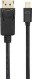 Renkforce RF-4538176 DisplayPort-kabel Mini-displayport / DisplayPort Adapterkabel Mini DisplayPort-stekker, DisplayPort-stekker 2.00 m Zwart