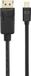 Renkforce RF-4538176 DisplayPort-kabel Mini-displayport / DisplayPort Adapterkabel Mini DisplayPort-stekker, DisplayPort-stekker 2.00 m Zwart