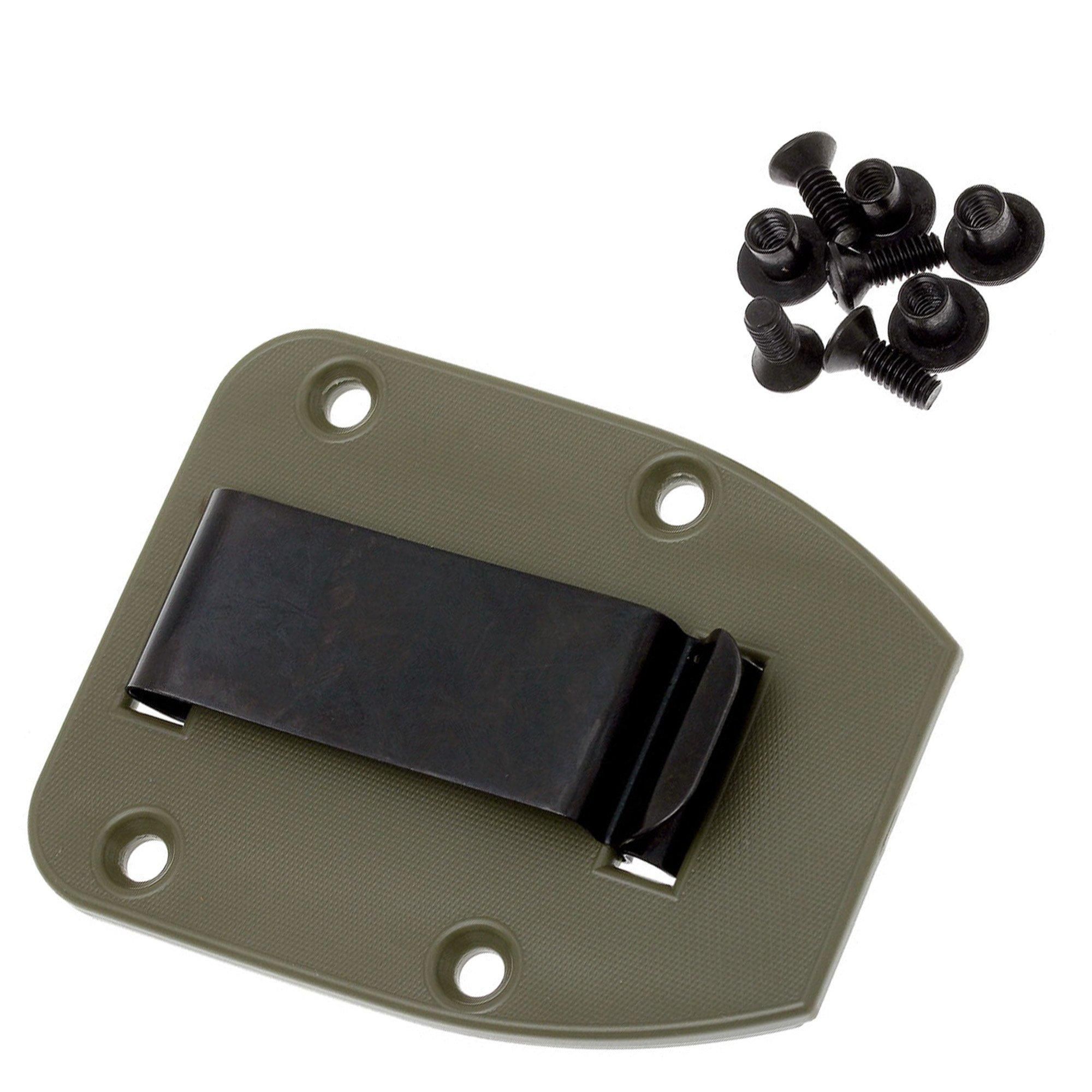 ESEE Riemclip-plaat voor Model 3 & 4 schedes, OD-green