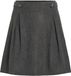 VILA VIFLOW HW SHORT SKIRT/KA Rok Dames Polyester Asphalt Maat 40
