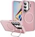Selected by GSMpunt.nl Samsung Galaxy S26 Hoesje MagSafe Back Cover met Camera Stand Roze