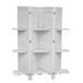 Apare ' van hout, 4 panelen van hout, wit, shabby 165 x 170 cm