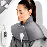 Sinnlein Warmtecape - Elektrische Schouderverwarmer - Grijs - 3 Warmtestanden - Automatische Uitschakeling - 100W