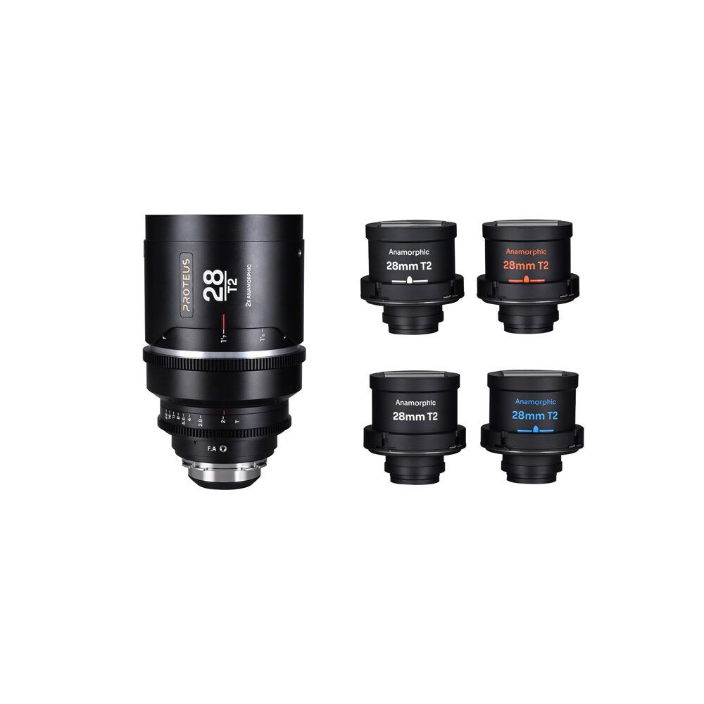Laowa Proteus 28mm Flex 2X Anamorphic T2 Arri PL-mount Lens