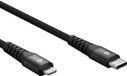 Goobay USB-C naar Lightning Kabel - 60W PD - Soft Nylon Sleeve - 0,5 meter - Zwart