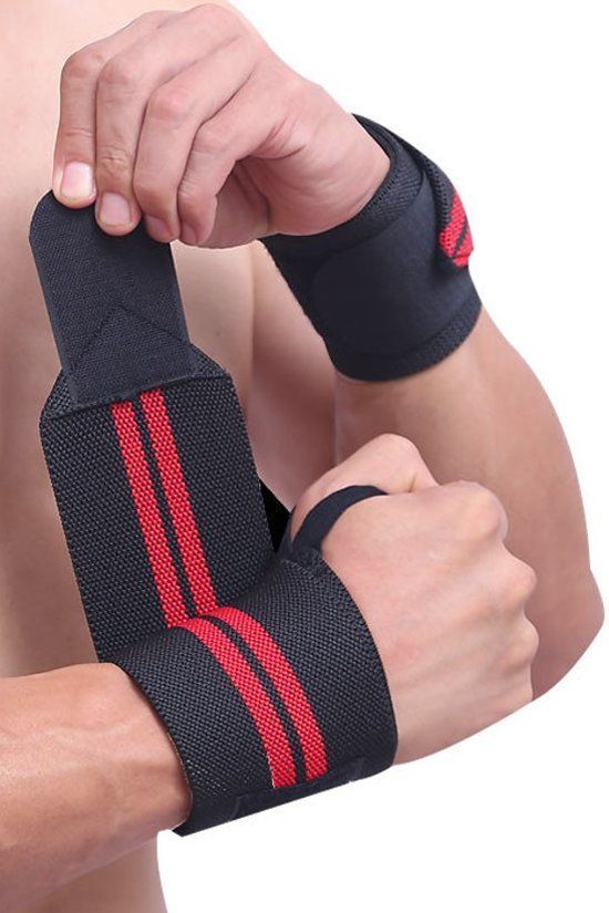 Aolikes 2x Pols bescherming Brace rood - Nylon