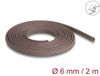 Delock Gaine tressée résistant aux rongeurs extensible 2 m x 6 mm marron