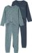 Vertbaudet Set van 2 "beren"-pyjama's in ribtricot