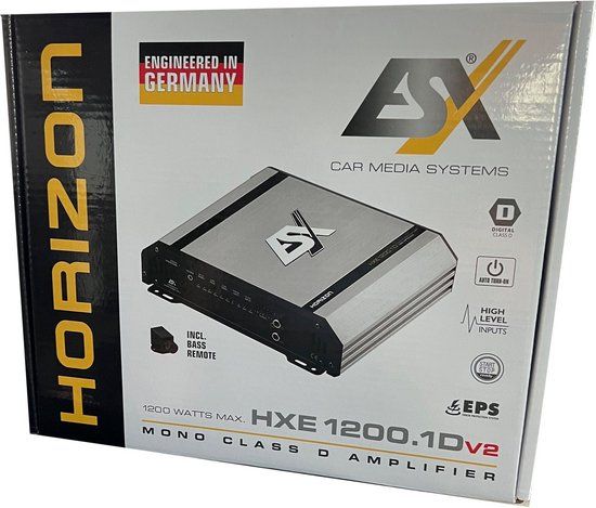 ESX HXE1200.1DV2 1-Kanaals monoblokversterker