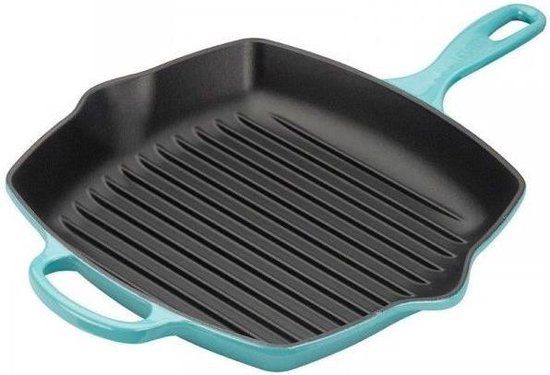 Le Creuset Signature Grillpan - 26cm - Caribbean Blue