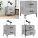 VIDAXL [Brand] Table De Chevet Gris Béton 40x35x47,5 Cm Bois D’ingénierie