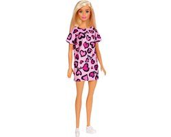 Barbie Pop met Klassieke Outfit Roze jurk - GHW45