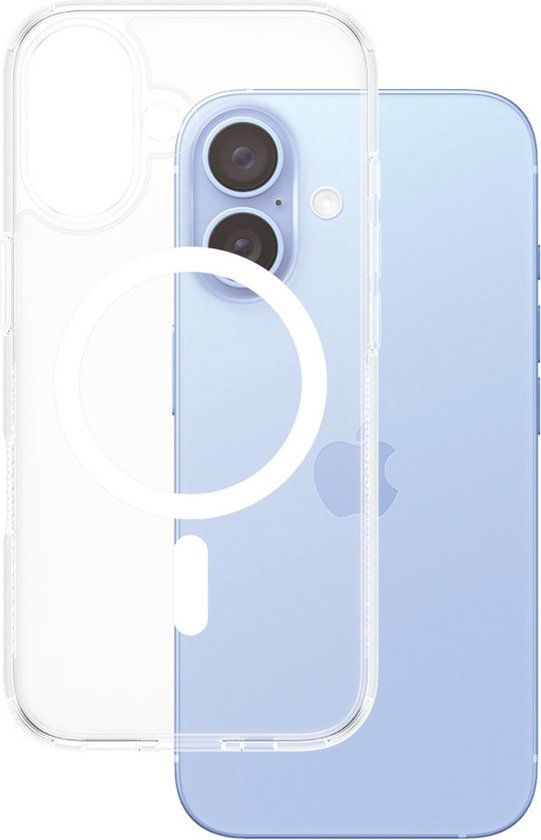 PanzerGlass Apple iPhone 16 - Wit MagSafe HardCase Clear