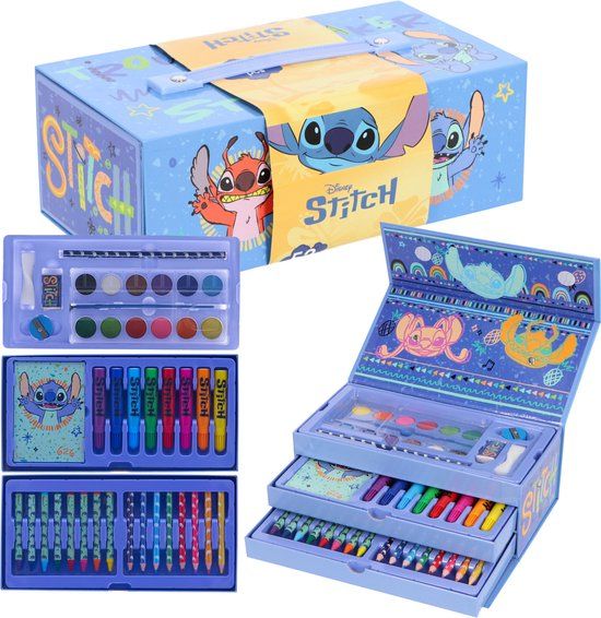Spider-Man Lilo & Stitch Kleurdoos met Lade