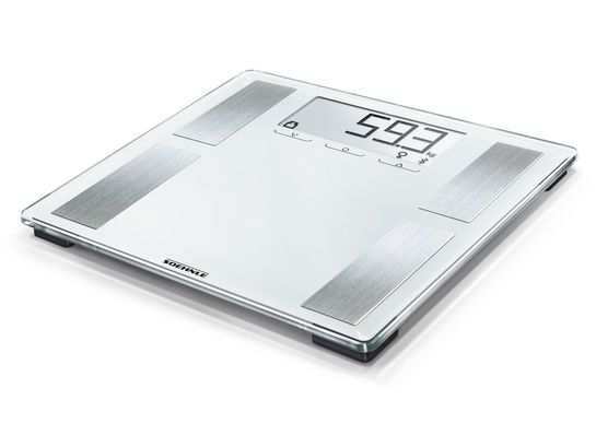 Soehnle Shape Sense Connect 100 - Smart Digital Bathroom Scale - Silver