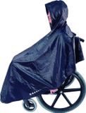 Merkloos / Sans marque Wan GmbH Waterdichte Poncho Universele Regenjas - Marine Blauw