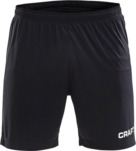 Craft Squad Short Solid Heren Sportbroek - Maat XXL - Mannen - zwart/wit