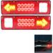 Ej.life – Feu Arrière Led 19 Led 12v – Applications Stop, Clignotant, Marche Arrière – Compatible Camions, Caravanes, Remorques De Bateaux - Life 2 X Feu Arrière