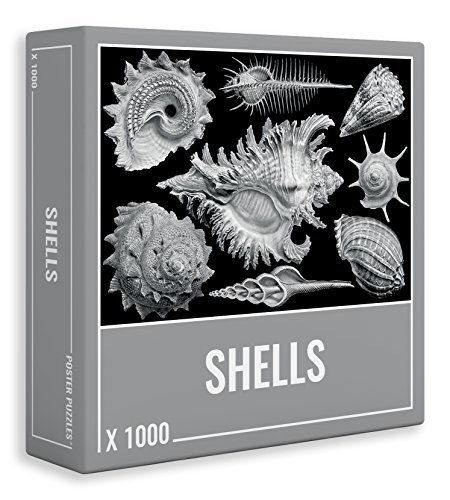 Cloudberries Shells: Coole, Hoogwaardige Legpuzzel met 1000 Stukjes voor Volwassenen! Bijna Onmogelijke Puzzel met een Uitdagend Zwart/Wit Ontwerp