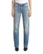 G-Star Raw Jean droit 5 poches G-Low pour femme, couleur bleu (Faded Blue Halite), profondeur délavé moyen, taille 24 W/30 L