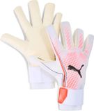 Puma Ultra Ultimate Hybrid White Glowing Red Gants de gardien de but - Taille 11