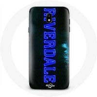 Maniacase Etui voor Samsung Galaxy S4 Riverdale Series Logo blauw