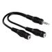 Hama 122381 Audiokabel 3,5 mm 2 x 3,5 mm Schwarz