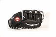 BARNETT GL-301 REG competitie 1er baser honkbalhandschoen, echt leer, volwassenen, zwart