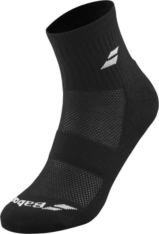 Babolat Pack 3 Pairs Of Quarter Sports Socks - Black