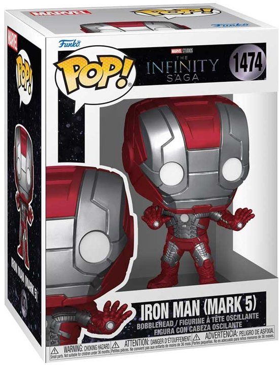 Funko Pop! Marvel Iron Man (Mark 5) Vinyl Figuur 1474 - Meerkleurig