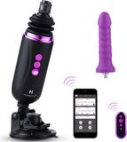 Hismith Premium Capsule Handheld Machine à sexe sans fil Smart APP Ready Noir