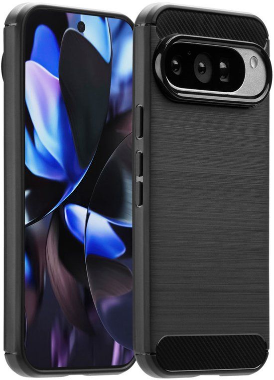imoshion Hoesje - Geschikt voor Google Pixel 10 Pro - Brushed Backcover - Zwart