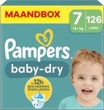 Pampers Baby Dry Maat 7 Maandbox 126 stuks 15+ KG