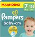 Pampers Baby Dry Maat 7 Maandbox 126 stuks 15+ KG
