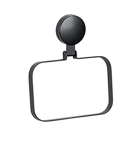 WENKO Static-Loc Plus Pavia - Zwart - Metaal - 21 x 18,5 x 2 cm