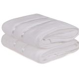 Handdoekenset, 2-delig, wit